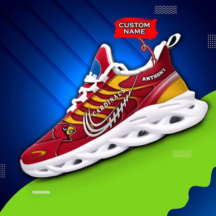 NCAA Louisville Cardinals Max Soul Sneaker Custom Name 65 M12HTN4321