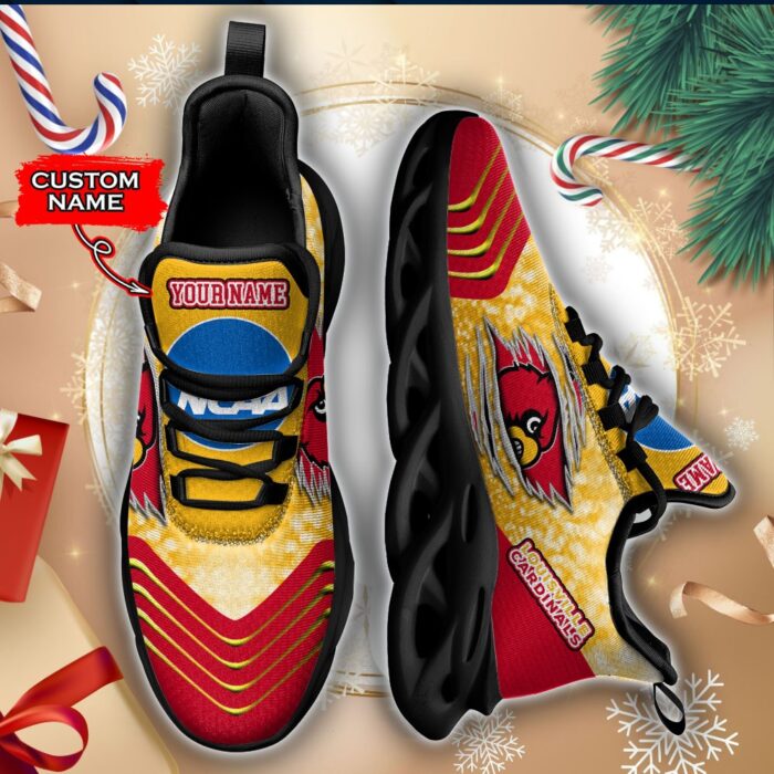 NCAA Louisville Cardinals Max Soul Sneaker Custom Name 66RTT1573