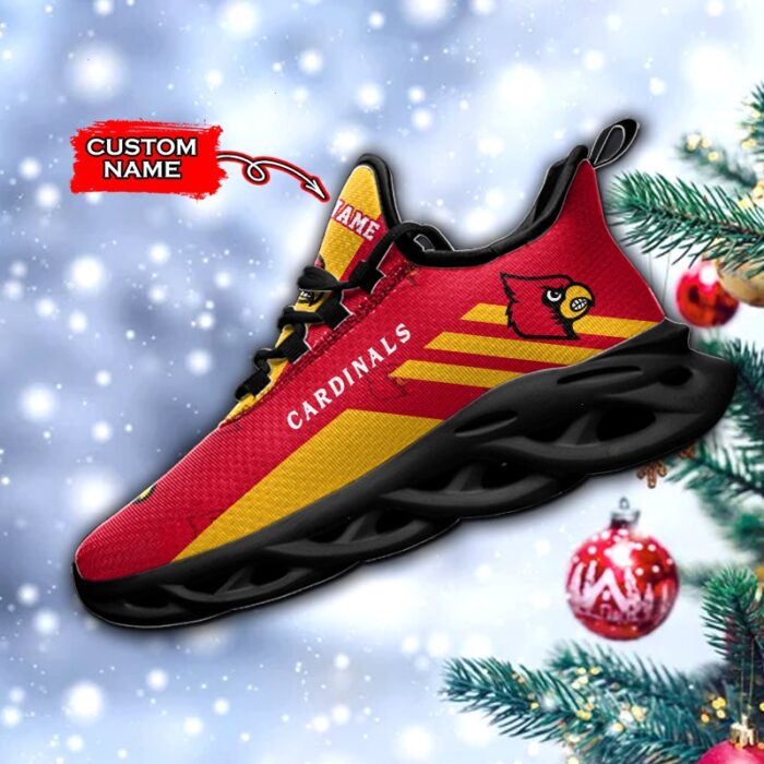 NCAA Louisville Cardinals Max Soul Sneaker Custom Name 67HTN2158