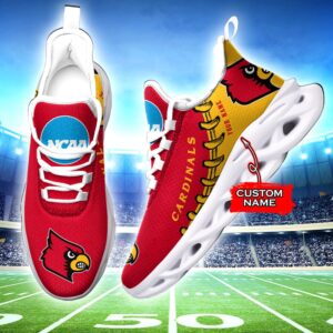 NCAA Louisville Cardinals Max Soul Sneaker Custom Name 85TK14