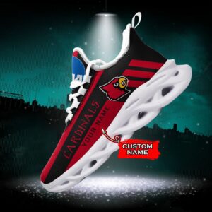 NCAA Louisville Cardinals Max Soul Sneaker Custom Name Style 1HTN7029