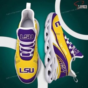 NCAA Lsu Tigers Gold Max Soul Sneakers Running Shoes