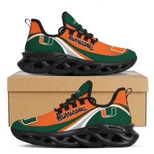 NCAA Miami Hurricanes College Fans Max Soul Shoes