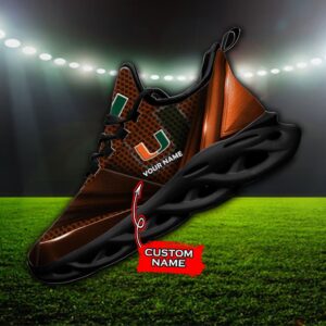 NCAA Miami Hurricanes Max Soul Sneaker Custom Name