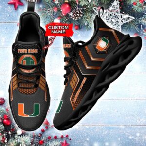NCAA Miami Hurricanes Max Soul Sneaker Custom Name 69HTN2316