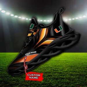 NCAA Miami Hurricanes Max Soul Sneaker Custom Name 84TTMSNCAA8416