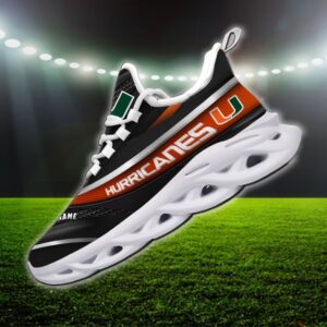 NCAA Miami Hurricanes Max Soul Sneaker Custom Name 94