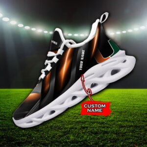 NCAA Miami Hurricanes Max Soul Sneaker Custom Name Ver 1