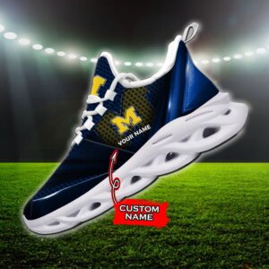 NCAA Michigan Wolverines Max Soul Sneaker Custom Name