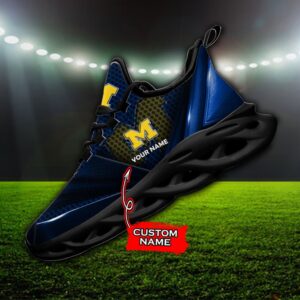 NCAA Michigan Wolverines Max Soul Sneaker Custom Name