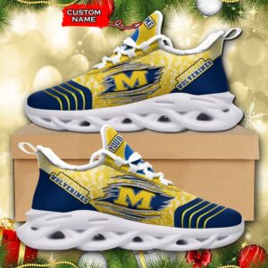 NCAA Michigan Wolverines Max Soul Sneaker Custom Name 66RTT1576