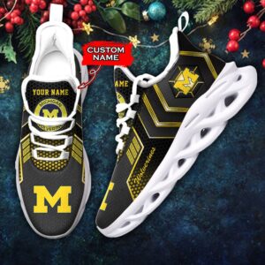 NCAA Michigan Wolverines Max Soul Sneaker Custom Name 69HTN2317