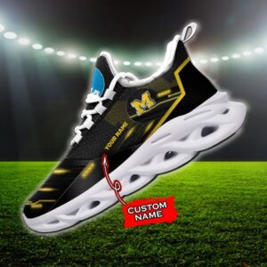 NCAA Michigan Wolverines Max Soul Sneaker Custom Name 80TTMSNCAA8017