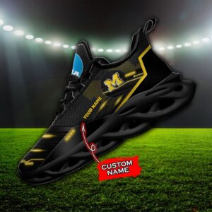 NCAA Michigan Wolverines Max Soul Sneaker Custom Name 80TTMSNCAA8017