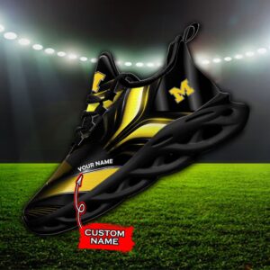 NCAA Michigan Wolverines Max Soul Sneaker Custom Name 84TTMSNCAA8417