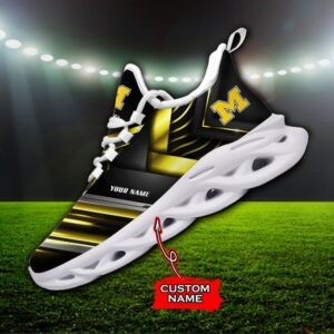 NCAA Michigan Wolverines Max Soul Sneaker Custom Name 86
