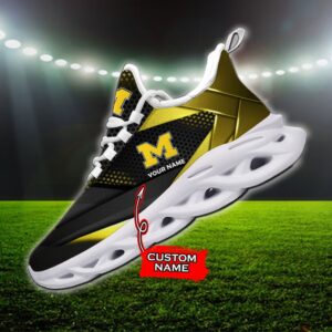 NCAA Michigan Wolverines Max Soul Sneaker Custom Name C15 CH1
