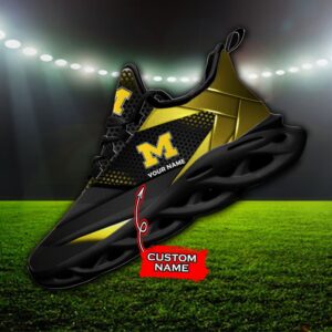 NCAA Michigan Wolverines Max Soul Sneaker Custom Name C15 CH1