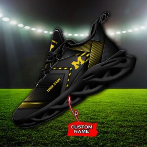 NCAA Michigan Wolverines Max Soul Sneaker Custom Name Fan Gift
