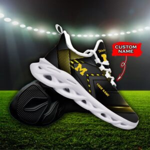 NCAA Michigan Wolverines Max Soul Sneaker Custom Name Fan Gift