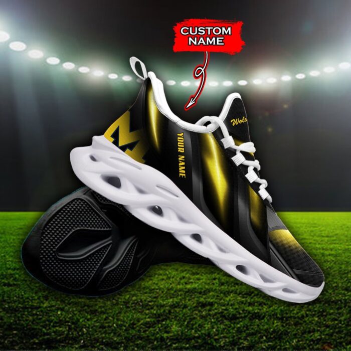 NCAA Michigan Wolverines Max Soul Sneaker Custom Name Ver 1
