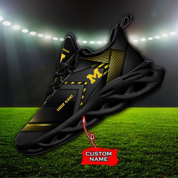 NCAA Michigan Wolverines Max Soul Sneaker Custom Name Ver 3