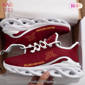 NCAA Minnesota Golden Gophers Red White Max Soul Shoes