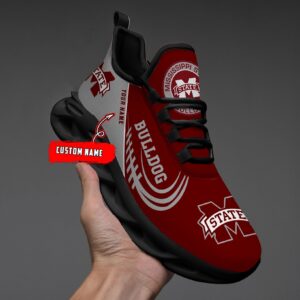 NCAA Mississippi State Bulldogs Max Soul Sneaker Custom Name 05 M12
