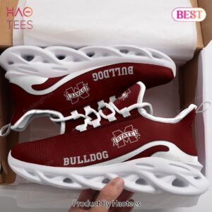 NCAA Mississippi State Bulldogs Red White Max Soul Shoes
