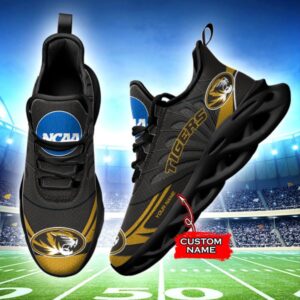 NCAA Missouri Tigers Max Soul Sneaker Custom Name 62RTT1597