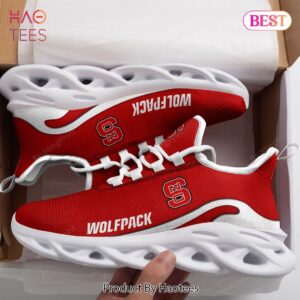 NCAA NC State Wolfpack White Mix Red Max Soul Shoes