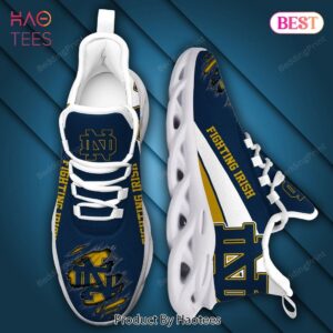 NCAA Notre Dame Fighting Irish Blue Mix Gold Max Soul Shoes