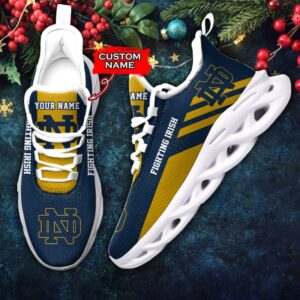 NCAA Notre Dame Fighting Irish Max Soul Sneaker Custom Name 67HTN2163