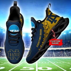 NCAA Notre Dame Fighting Irish Max Soul Sneaker Custom Name 85TK19