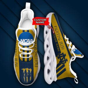 NCAA Notre Dame Fighting Irish Max Soul Sneaker Custom Name Style 1HTN7034