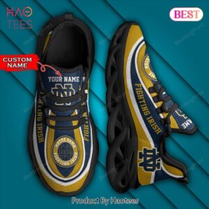 NCAA Notre Dame Fighting Irish Personalized Custom Name Max Soul Shoes
