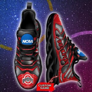 NCAA Ohio State Buckeyes Max Soul Sneaker Custom Name 48 M1