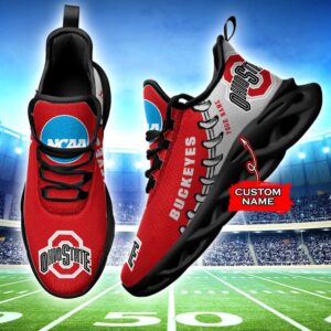 NCAA Ohio State Buckeyes Max Soul Sneaker Custom Name 85TK20
