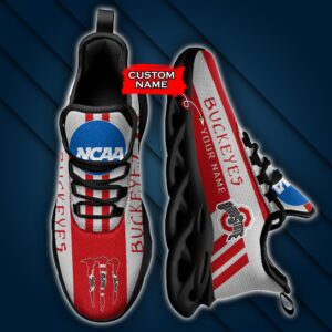 NCAA Ohio State Buckeyes Max Soul Sneaker Custom Name Style 1HTN7035