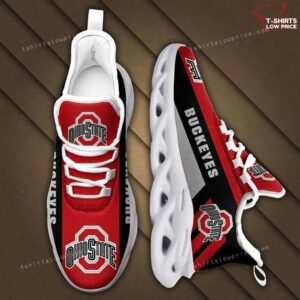 NCAA Ohio State Buckeyes Red Max Soul Sneakers Running Shoes