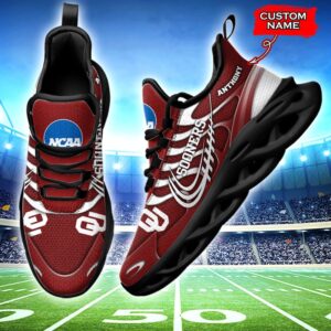 NCAA Oklahoma Sooners Max Soul Sneaker Custom Name 65 M12HTN4328