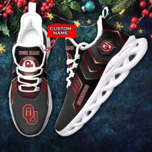 NCAA Oklahoma Sooners Max Soul Sneaker Custom Name 69HTN2321