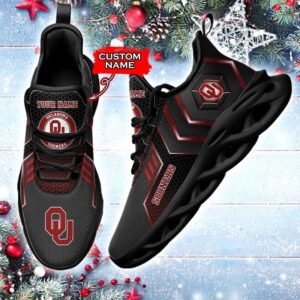 NCAA Oklahoma Sooners Max Soul Sneaker Custom Name 69HTN2321