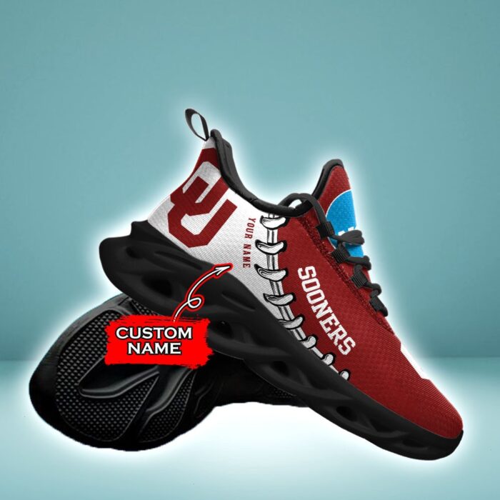 NCAA Oklahoma Sooners Max Soul Sneaker Custom Name 85TK21