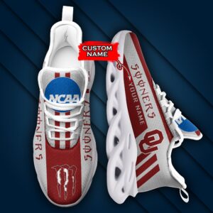 NCAA Oklahoma Sooners Max Soul Sneaker Custom Name Style 1HTN7036