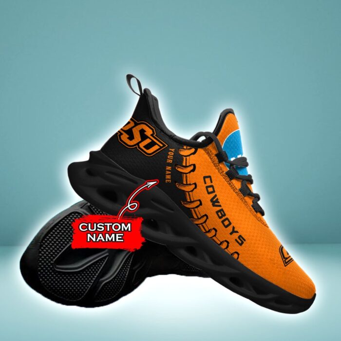 NCAA Oklahoma State Cowboys Max Soul Sneaker Custom Name 85TK22