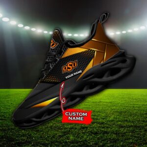 NCAA Oklahoma State Cowboys Max Soul Sneaker Custom Name C15 CH1