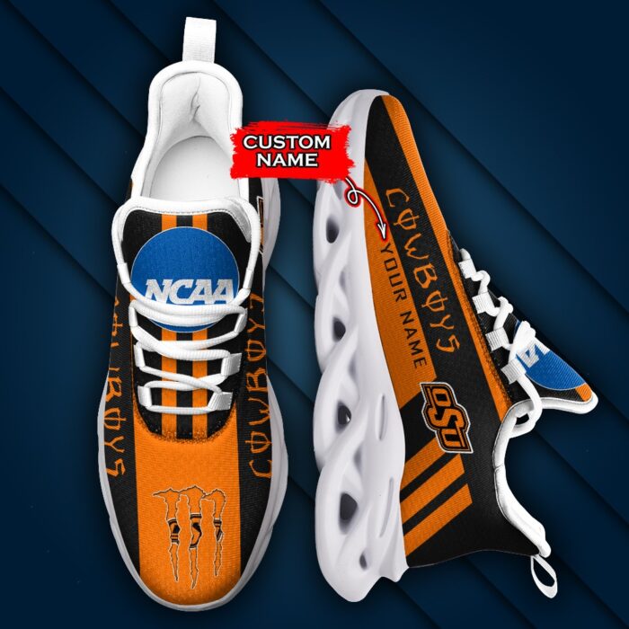 NCAA Oklahoma State Cowboys Max Soul Sneaker Custom Name Style 1HTN7037