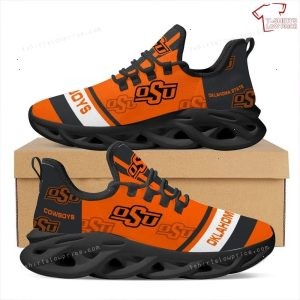 NCAA Oklahoma State Cowboys Orange White Max Soul Sneakers Running Shoes