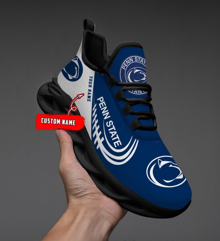 NCAA Penn State Nittany Lions Max Soul Sneaker Custom Name 05 M12